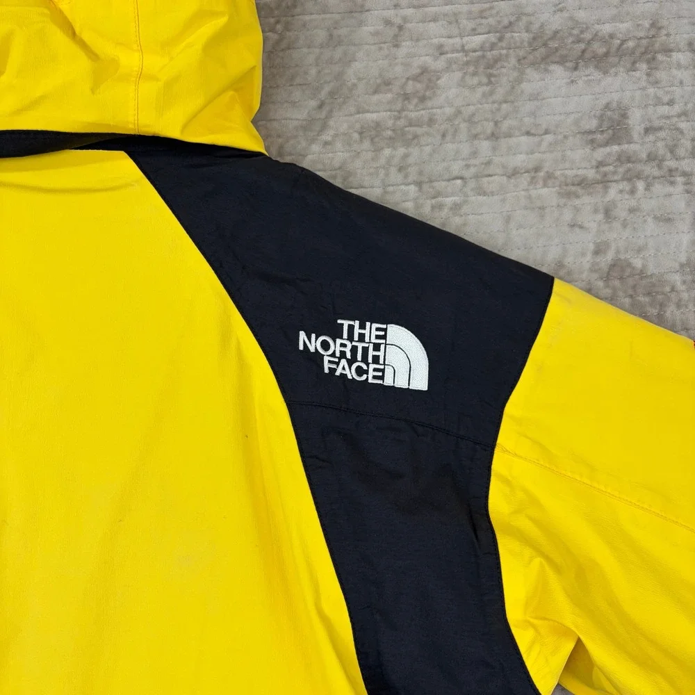 The North Face Summit Series Gore-Tex XCR Jacket Mens Medium Yellow Black Hooded